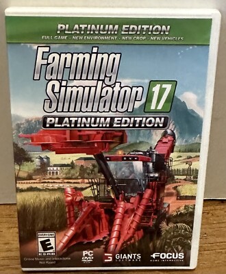 PC Farming Simulator 17 Platinum Edition Game | eBay