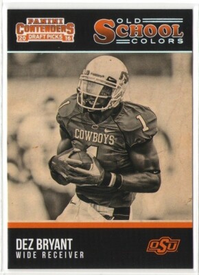 DEZ BRYANT 2016 Contenders Draft Old School Colors #10 Oklahoma - Main Image