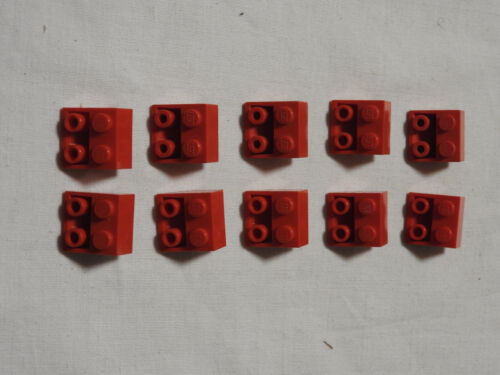 LEGO 10 Schrägsteine rot negativ - 2 x 2 x 1 - gebraucht (A114) - Bild 1 von 1