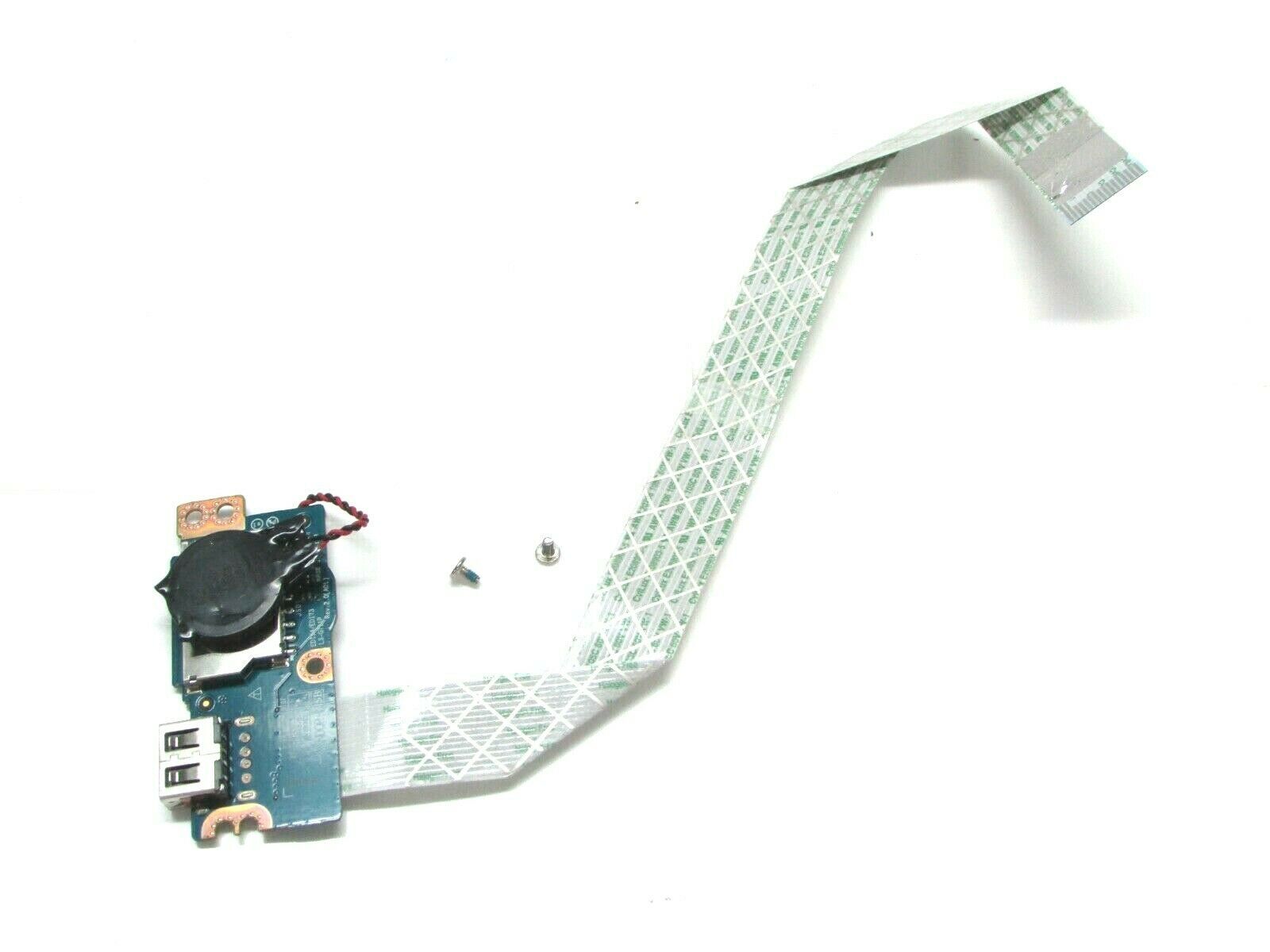 Genuine Dell Inspiron 15-3590 USB/SD Card Reader IO Board w/Cable HUE05 RTG2G