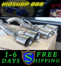Srs Stainless Steel Axle Back Exhaust Muffler Kit For 15-21 Subaru Wrxsti 2.5l