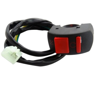 Pulsante Di Arresto/avviamento A Manubrio Per Moto Da Cross, ATV, Scooter GY6 – Universale