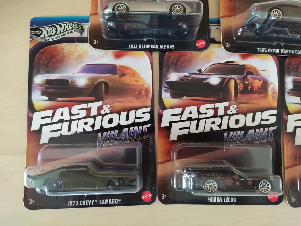 Hot Wheels Fast & Furious Villains 2024 Serie Completa 5 Veicoli HNR88 - Immagine 3 di 4