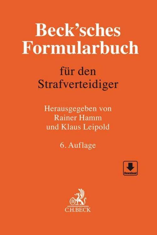 Thumbnail - Beck'sches Formularbuch Für Den Strafverteidiger, Rainer Hamm