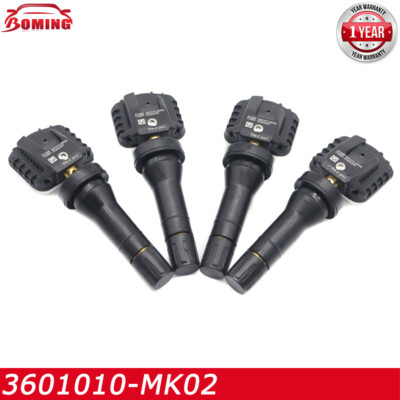 4x NEW TPMS TIRE PRESSURE SENSOR 3601010-MK02 For Changan UNI-V iDD UNI-V UNI-T