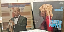 VINILE LOUIS 33 giri ARMSTRONG piu fausto papetti 17 raccolta due vinile