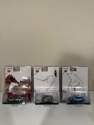 2024 Christmas M2 Machines Coca-Cola Lot Of 3 New Collectible Cars In Box