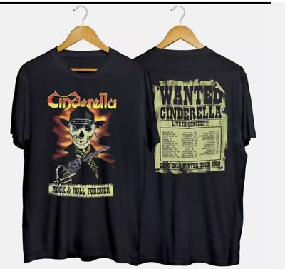 Vintage 1989 Cinderella Long Cold Winter Tour T-Shirt
