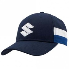 Suzuki Genuine Motorcycle Casual Clothing - Team Baseball Hat/Cap (Blue)