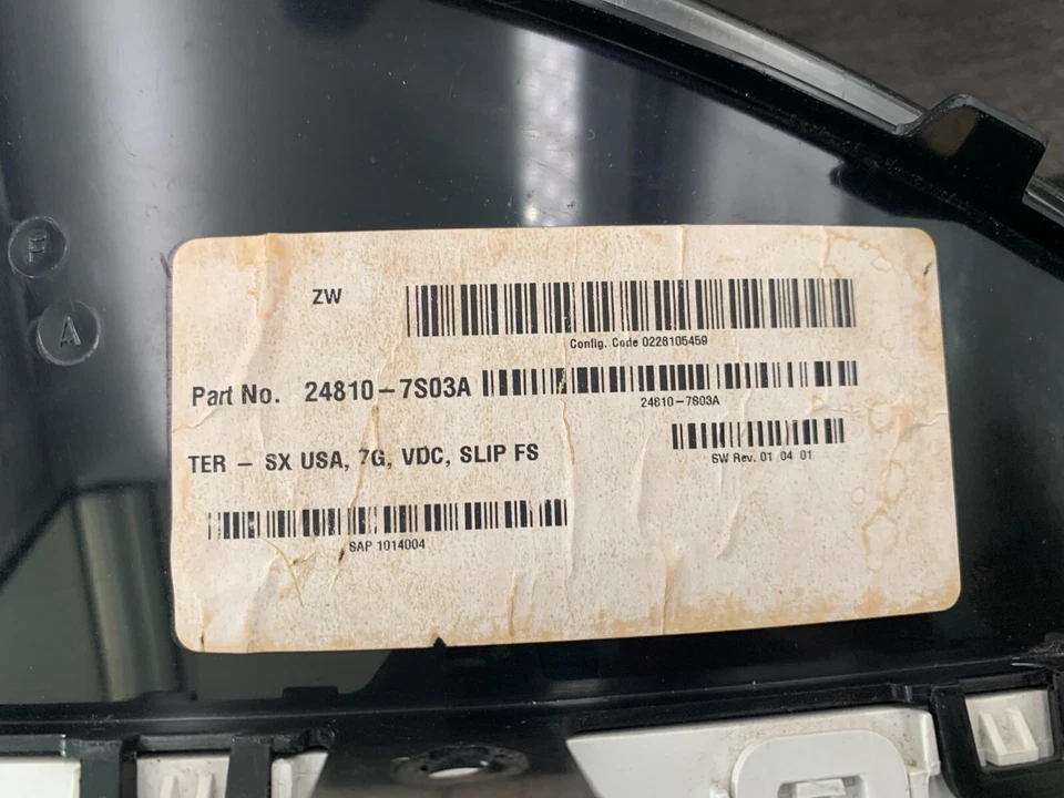 *Tablero de instrumentos velocímetro Nissan Armada y Titan 2006 113.375 millas Foto 3 de 3