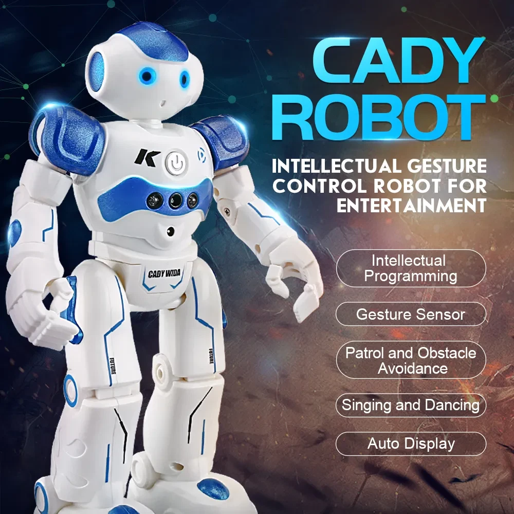 RC Robot Toy IR Gesture Remote Control R2 CADY WIDA Intelligent Vector Smart Rob