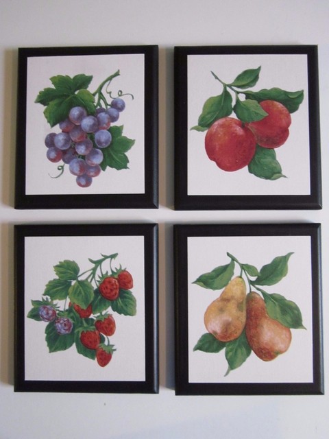 Apple Signs Kitchen Wall Decor 3 Country Farm House Style Plaques