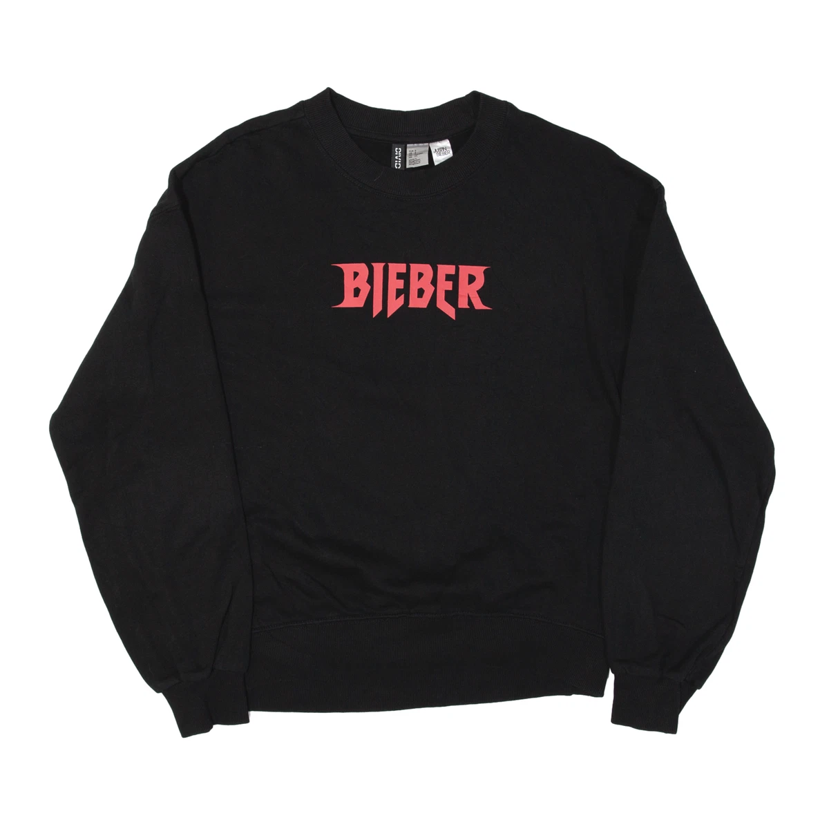 DIVIDED Justin Bieber Purpose Tour Sweatshirt Black Womens S | eBay