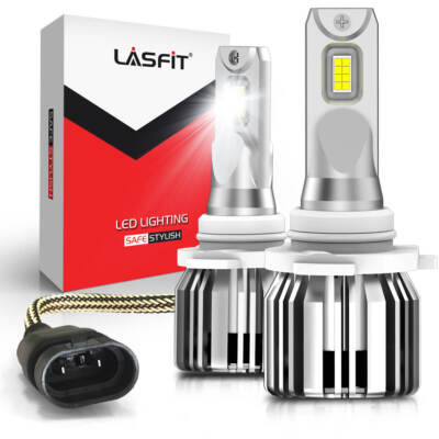 LASFIT 9005 HB3 LED Headlight Bulb High Beam Conversion Kit 6000K 5000LM White