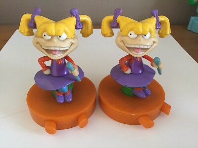 FIGURINES LES RAZMOKET- Rugrats-Tommy et Chuckie- Vintage Quick 1998