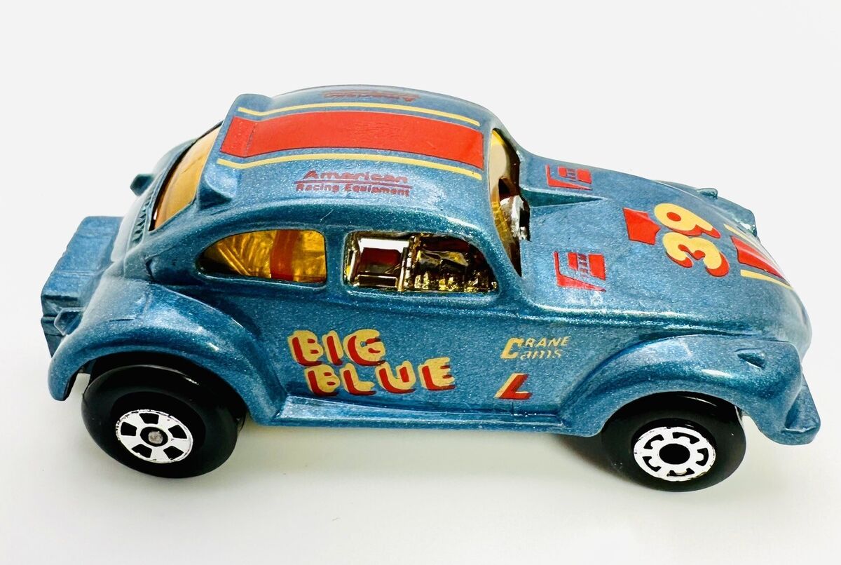 【絶品】 Vintage Matchbox Car Funny Blue Big Streaker Beetle 1972 マッチボックス