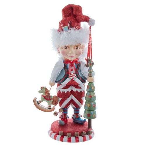 Hollywood Elf with Tree Christmas Nutcracker 15 Inch HA0592 - Picture 2 of 2