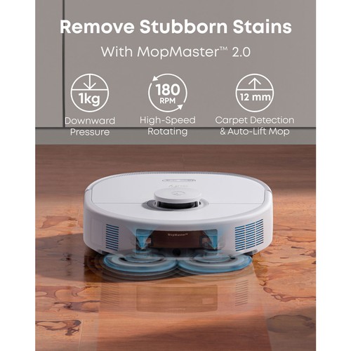 Eufy X10 Pro Omni Robot Vacuum in White, T2351221 - Picture 4 of 11
