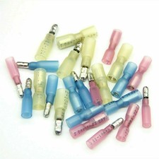 50PCS Heat Shrink Bullet Connectors Male  Female 22-10AWG Wire Crimp Terminals