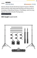 NIB Neewer Photo Backdrop Support System SEE DETAILS BELOW