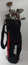 Wilson Staff Golf Clubs Job Lot Irons Woods Putter Carry Bag (Free Delivery)