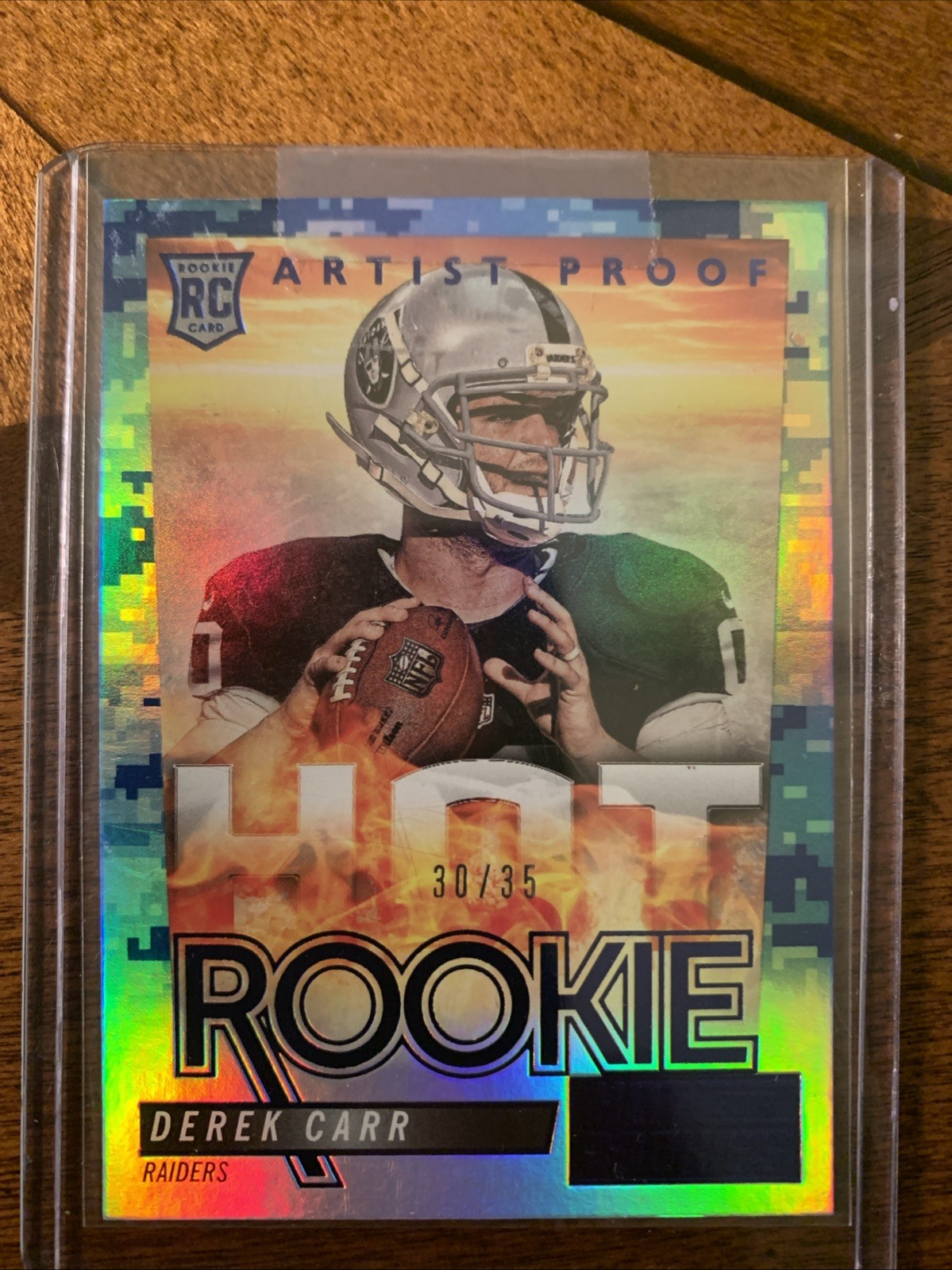Derek Carr Panini Score Hot Rookie #HR10 Base