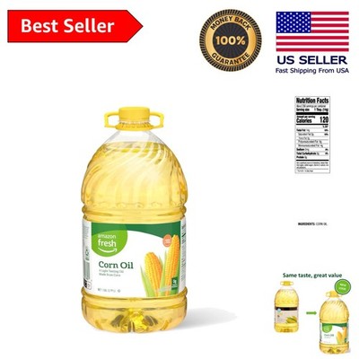 128 Fl Oz Happy Belly Corn Oil - Perfect for Flavorful, Health-Conscious Meals