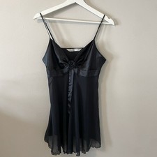 Victoria s Secret Y2K Vintage 1991 Babydoll Lingerie Slip Satin Sz M