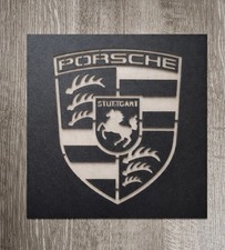 Porsche Logo - Car Carpet Stencil- Professional Detailing Template 180mm x 180mm