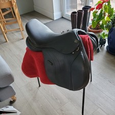 GFS Monarch GP Saddle Black 17inch, Adjustable Gullette