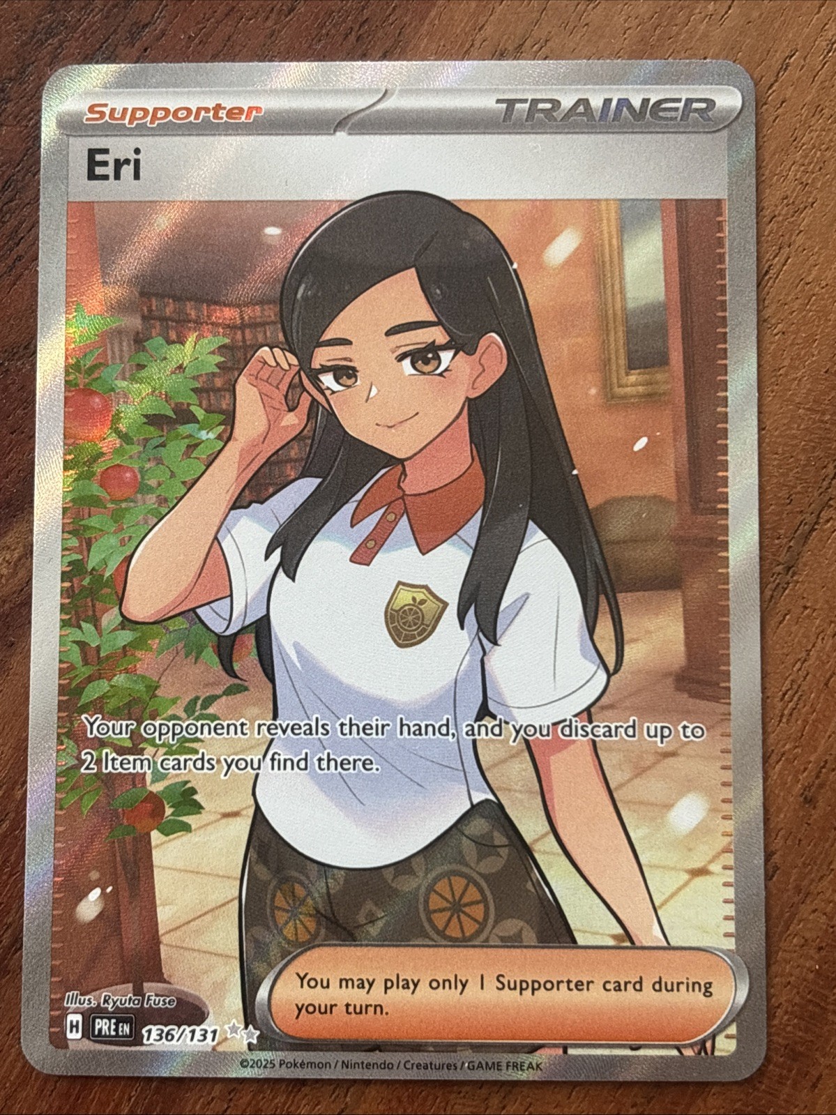 Pokemon TCG Eri 136/131 Sv: Prismatic Evolutions Ultra Rare NM Card