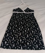 Spencer Jeremy Halter Dress Women’s SZ 10 Vintage Y2K Mod Twee Artsy Rockabilly