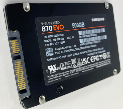 MZ-77E500 SAMSUNG 870 EVO 500GB 2.5'' SATA V-NAND SOLID STATE DRIVE - JAM
