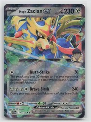 Hop's Zacian ex 111/159 - Journey Together Double Rare Holo