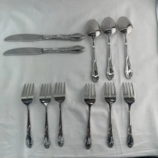 Retroneu Barrington 18/8 Korea Flatware Set 11 pc – 6 Forks 3 Spoons 2 Knives
