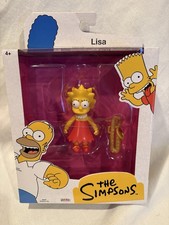 NEW Jakks Pacific The Simpsons Toy Wave 2 Lisa with Saxophone 5" Action Figure