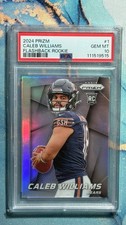 2024-25 Panini Prizm - Caleb Williams, Bears RC Flashback Silver PSA10