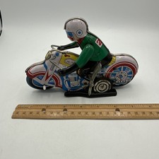 Vintage Motorcycle Wind Up Toy Collector 7" x5"