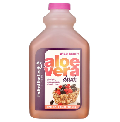 #ad #ad Fruit of the Earth Aloe Vera Drink Wild Berry Juice Beverage 32 fl oz Bottle $4.98