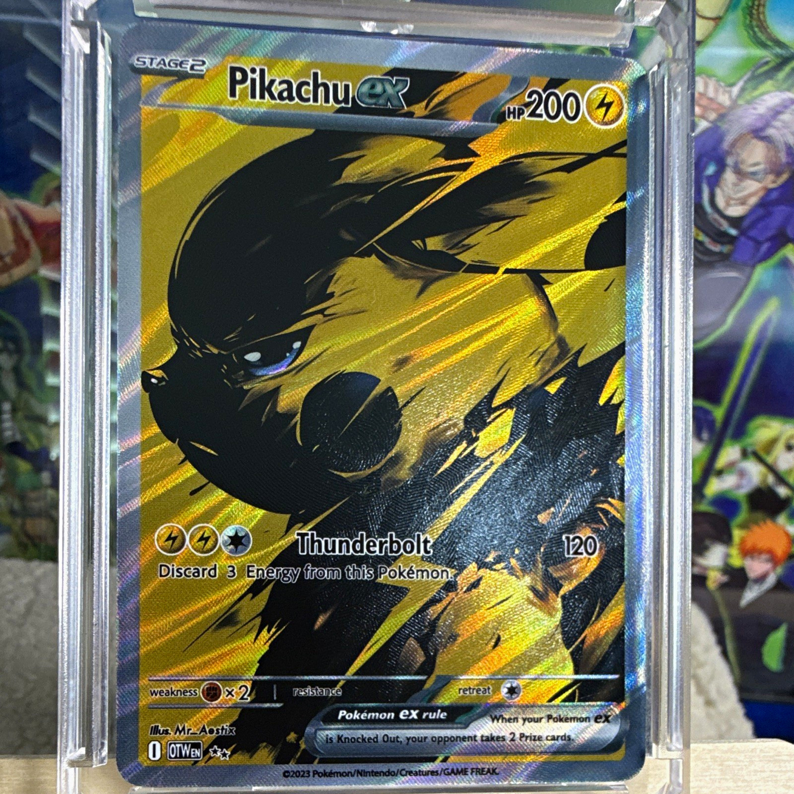 The Pokémon Company Pikachu ex 131/091 Paldean Fates Ultra Rare Full Art Holo