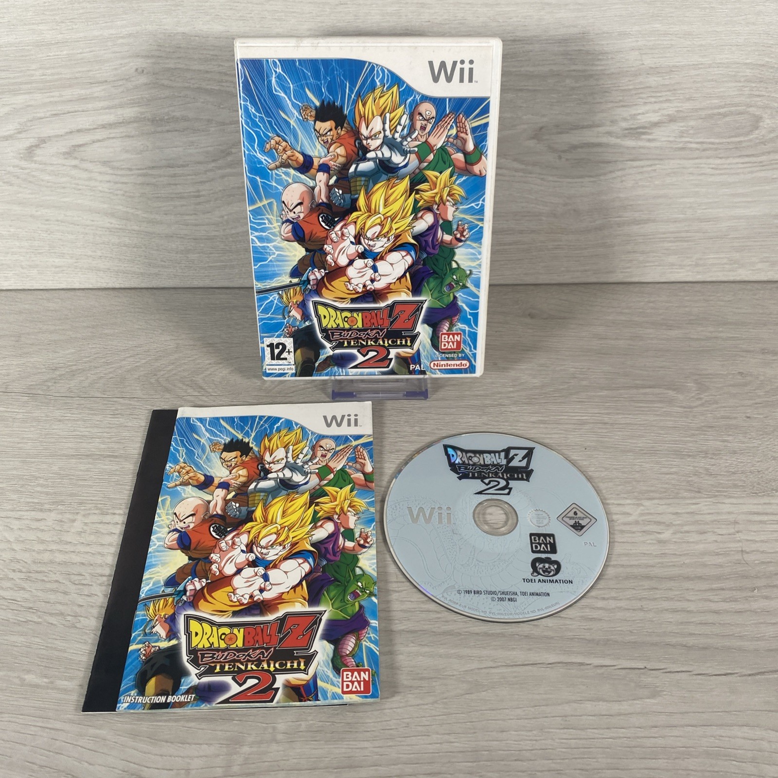 Dragon Ball Z: Budokai Tenkaichi 2 (Nintendo Wii, 2006) Tested And Working
