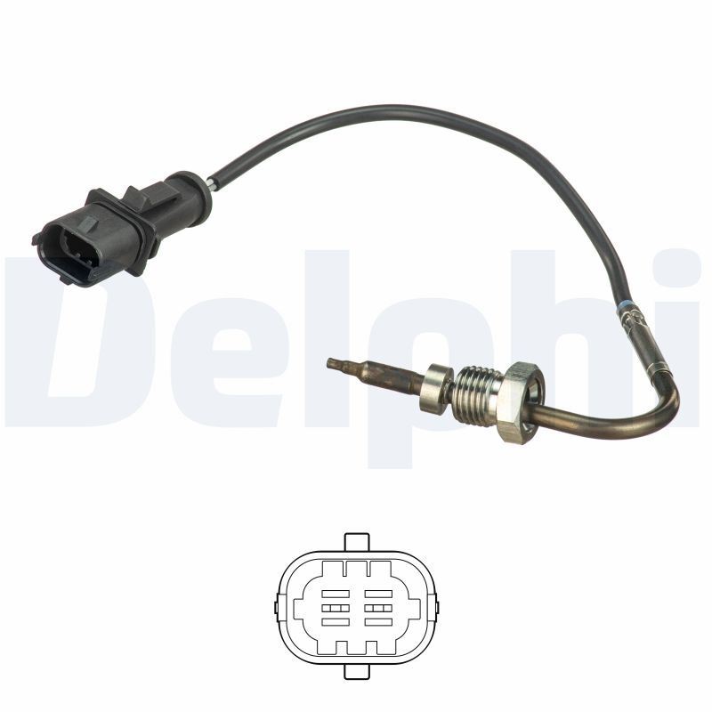 Für DELPHI ELEKTRONIKA TS30103 EXHAUST GAS TEMPERATURE SENSOR - Bild 3