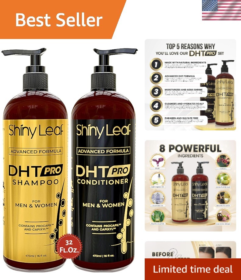 DHT Pro Shampoo and Conditioner - Advanced Formula with Procapil and Capixyl,...