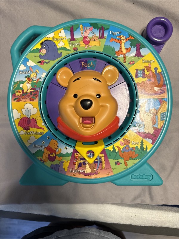 Vintage Disney Winnie The Pooh See N Say 1995 -Tested and Working  Mattel  RARE