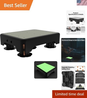 Adjustable Step Stool for Adults, Noctilucent Bed Step Stools, 660 LBS Capaci...
