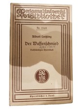 Der Waffenschmied Albert Lortzing Opernbuch Reclam Universal Bibliothek Nr. 2569