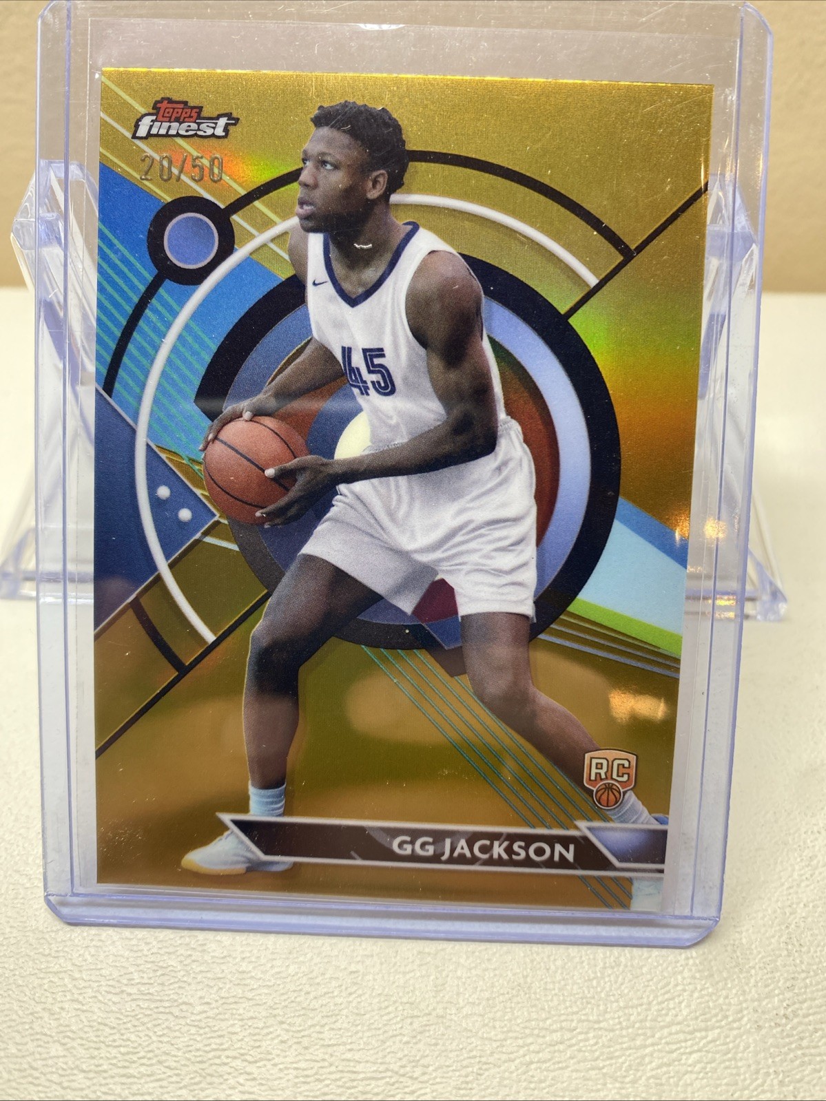2023-24 Topps Finest - Common GG Jackson #86 Gold Refractor /50 (RC)