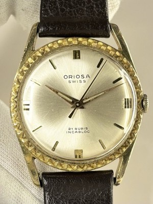 ORIOSA Vintage 1970 s Men s Manual Gold Dress Watch