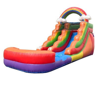 Pogo Open Box Inflatable Water Slide Pool Kids Bouncer 12' Cloud Water Slides