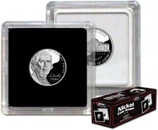 BCW 2x2 Coin Snap - 25 ct Nickel Holder  Archival Safe Protector Clear